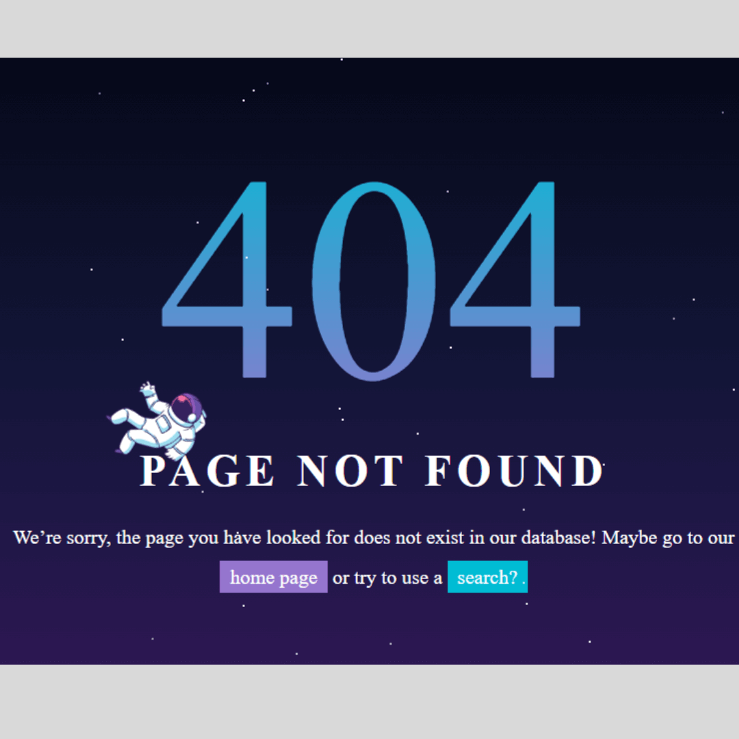 responsive 404 error page how to create one using html, css and javascript.png